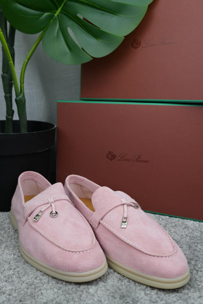 Loro Piana Summer Charms Walk Loafer Pink