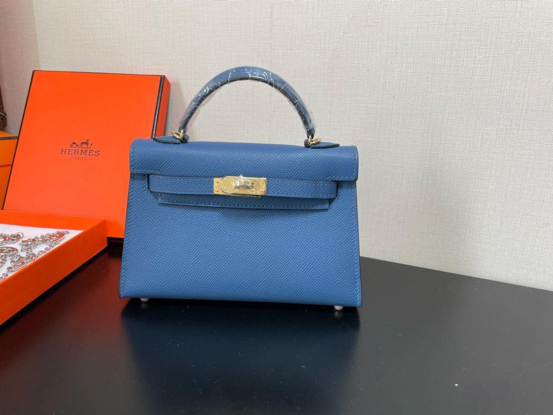 HERMES KELLY 19 “BLUE”