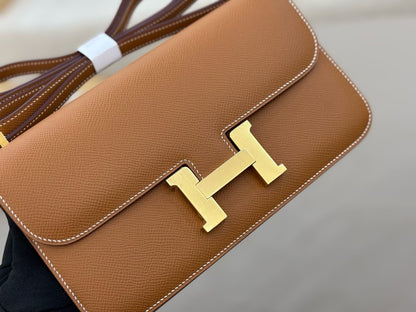 Hermes Constance Bag Camel