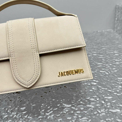Jacquemus Soft Amber Leather Le Grand Bambino Structured Shoulder Bag