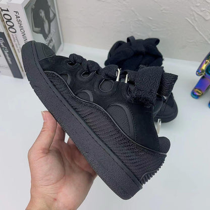 Lanvin Curb lace-up sneakers Black