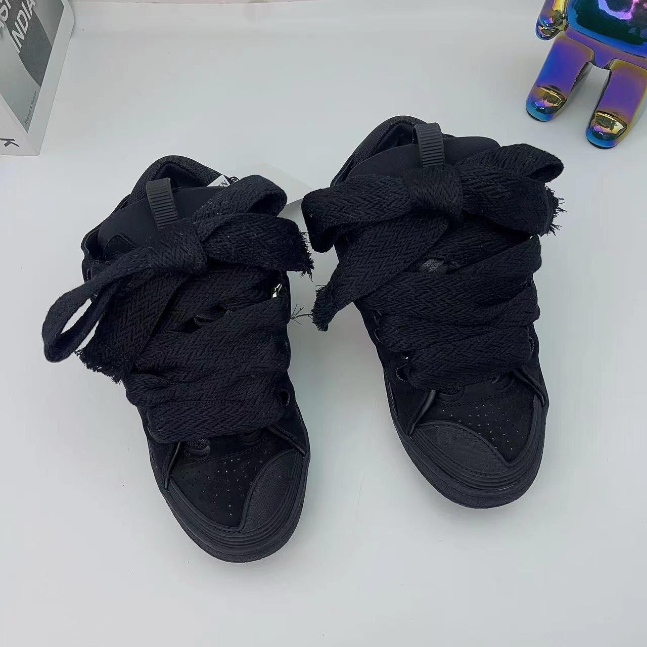 Lanvin Curb lace-up sneakers Black