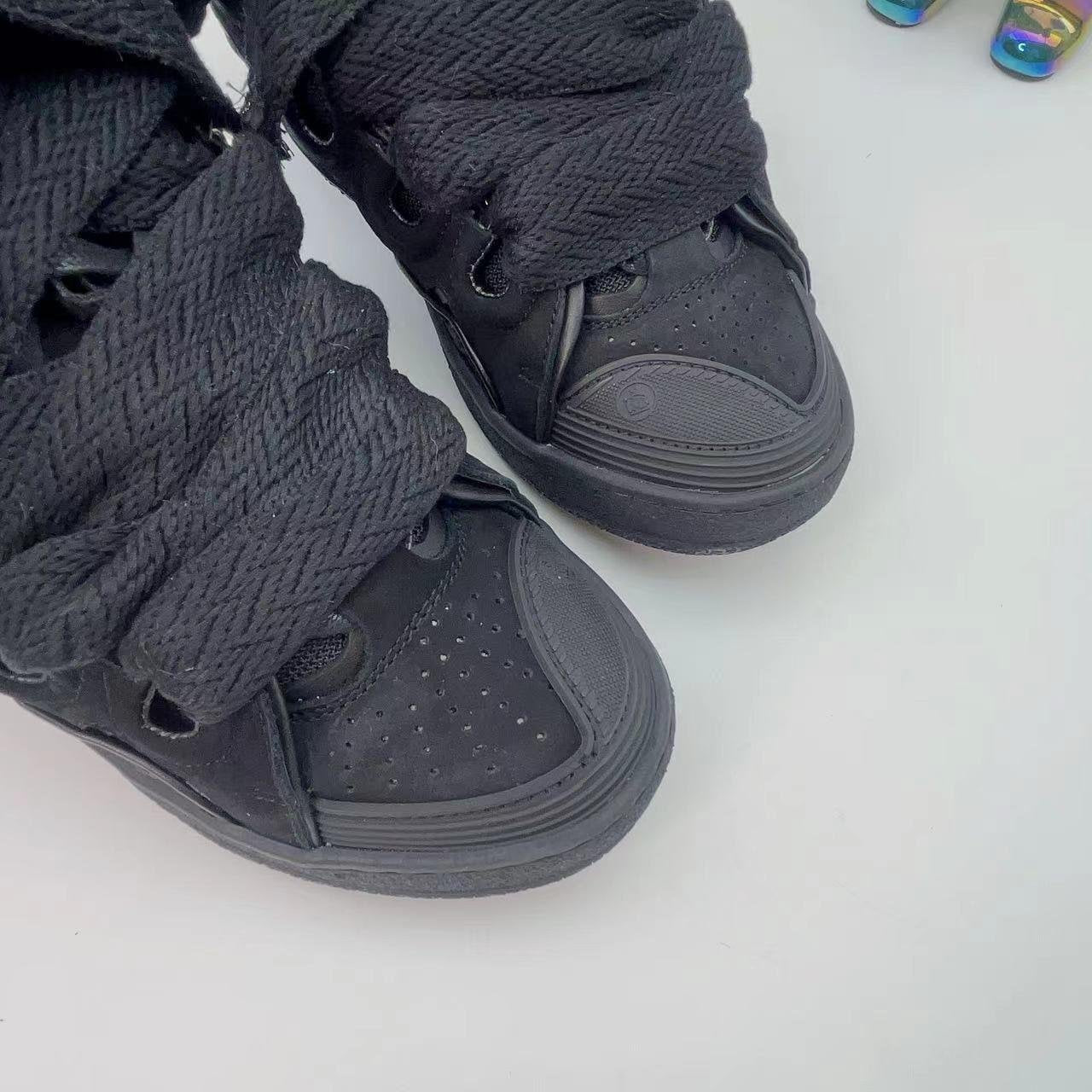 Lanvin Curb lace-up sneakers Black