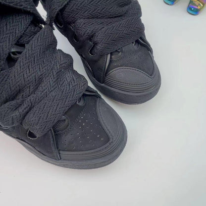 Lanvin Curb lace-up sneakers Black