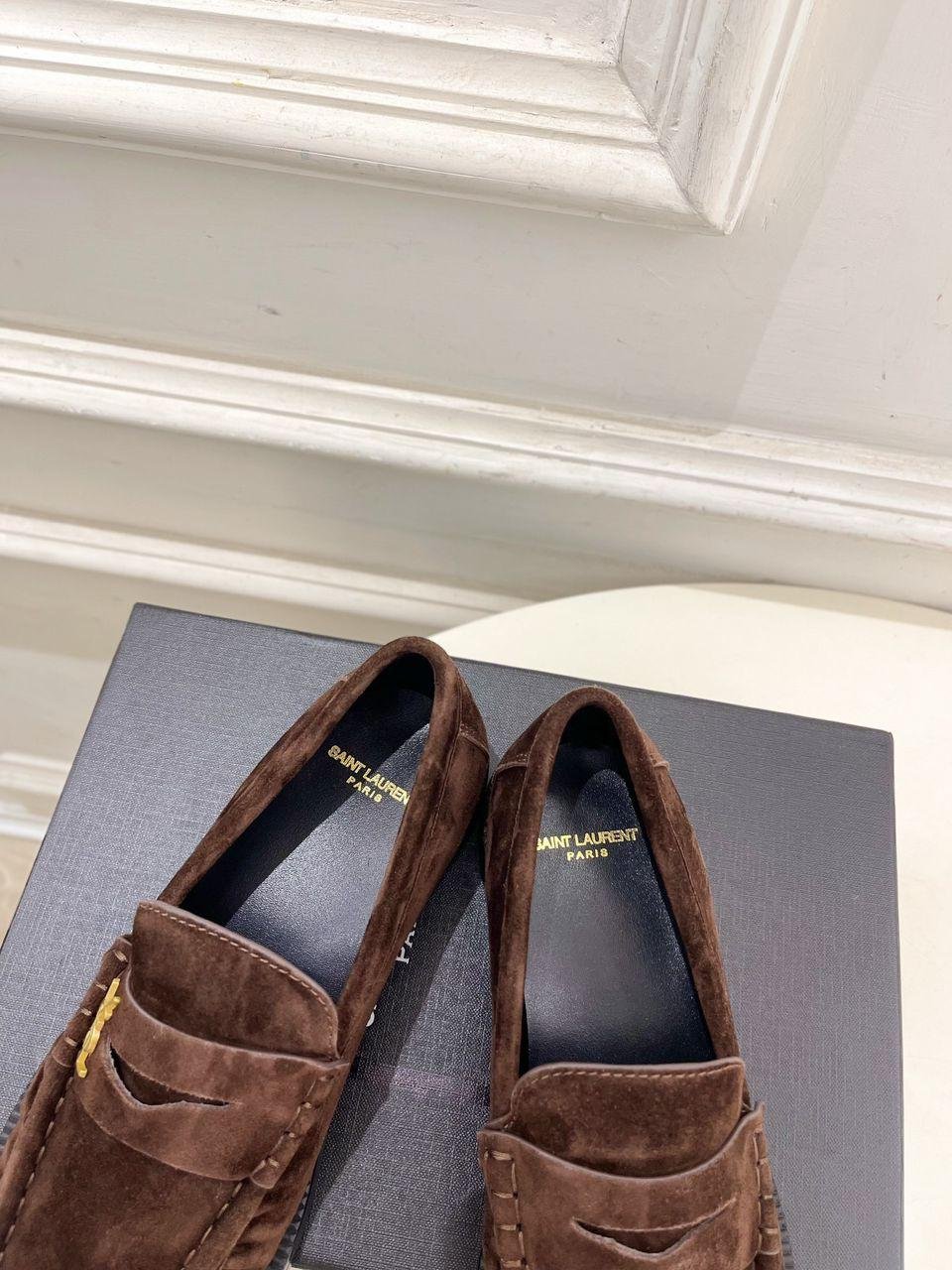Yves Saint Laurent Leather Loafers