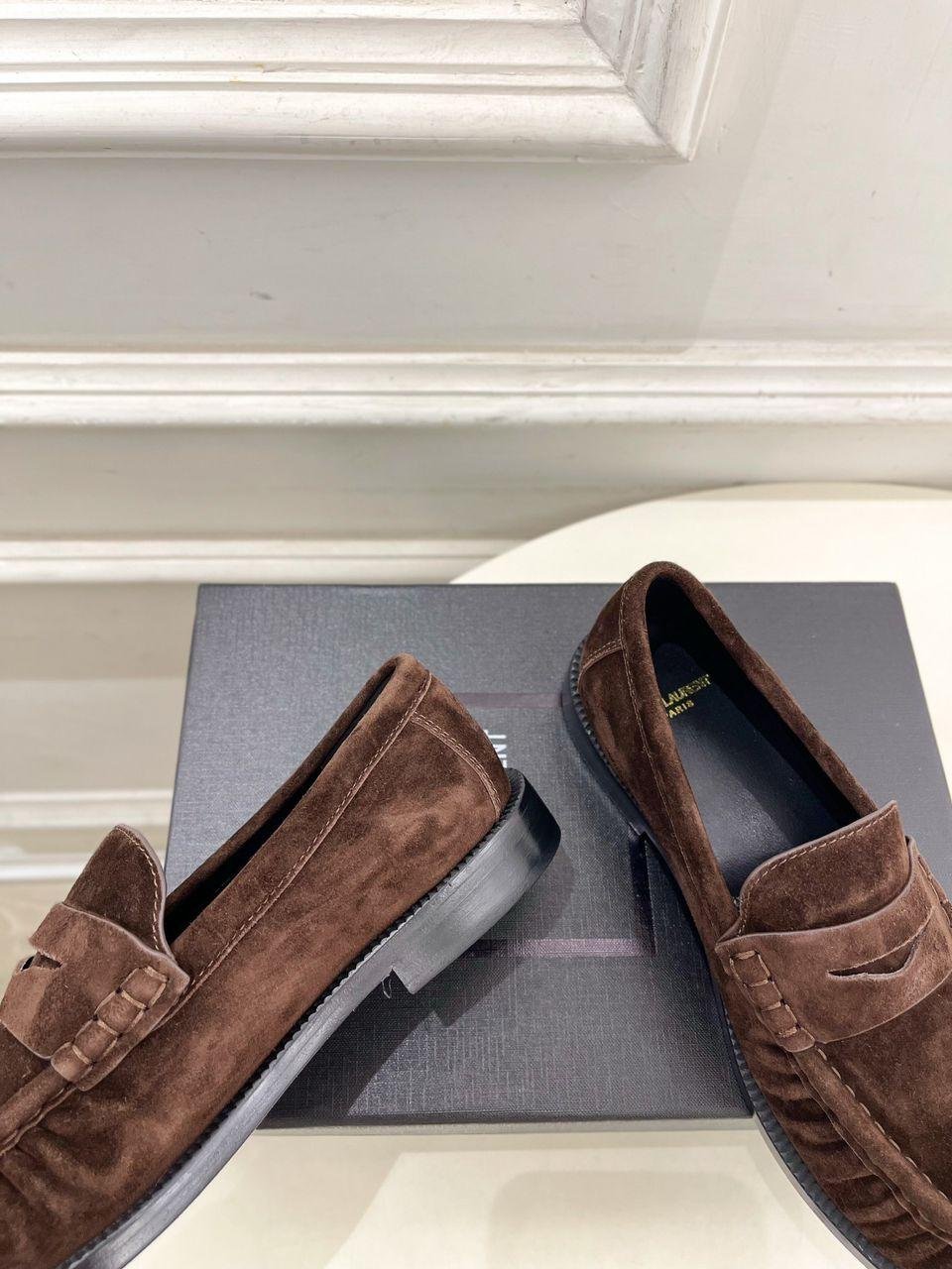 Yves Saint Laurent Leather Loafers