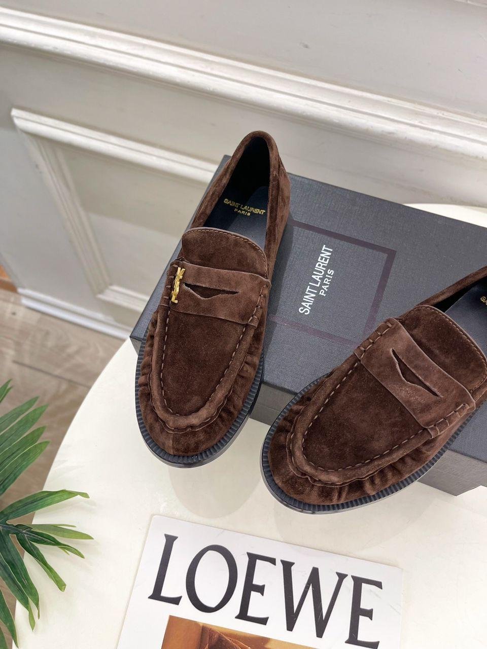 Yves Saint Laurent Leather Loafers