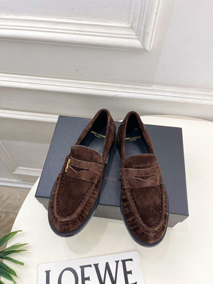 Yves Saint Laurent Leather Loafers