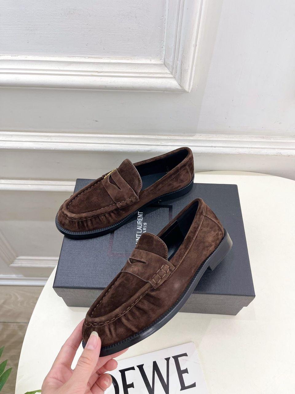 Yves Saint Laurent Leather Loafers