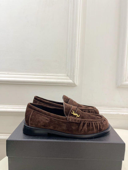 Yves Saint Laurent Leather Loafers