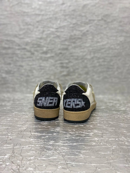 Golden Goose White / Gold / Black Glitter