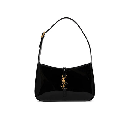YSL Saint Laurent Le 5 à 7 Hobo Black “Patent leather”