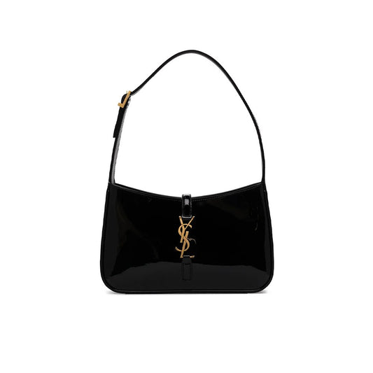 YSL Saint Laurent Le 5 à 7 Hobo Black “Patent leather”