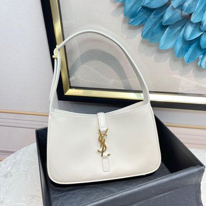 YSL Saint Laurent Hobo white