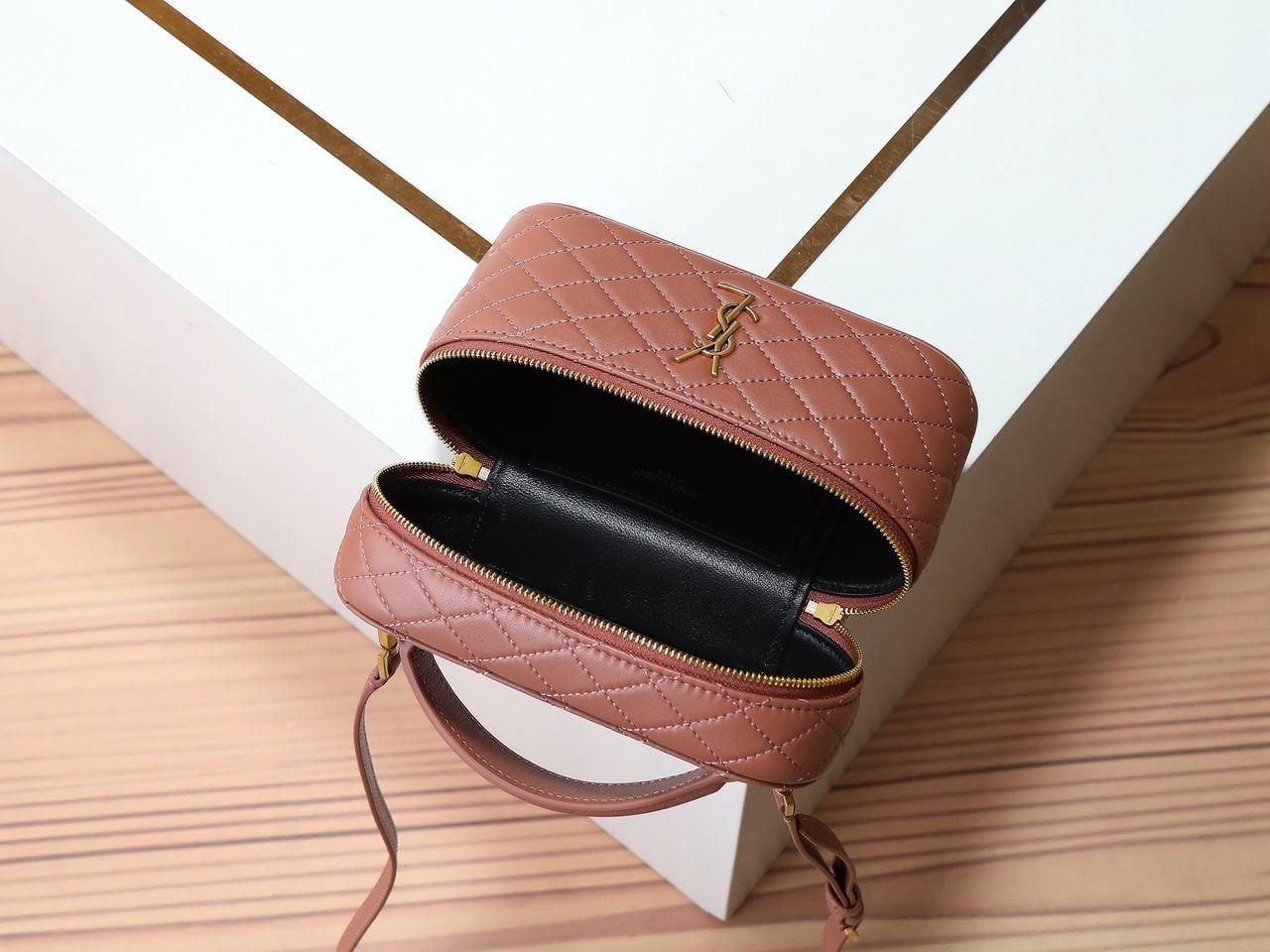 YSL Saint Laurent Gaby Vanity Lambskin Bag
