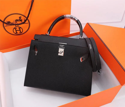 Hermes Kelly Mini II Silver Buckle