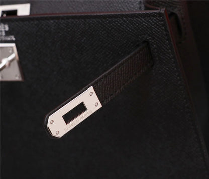Hermes Kelly Mini II Silver Buckle