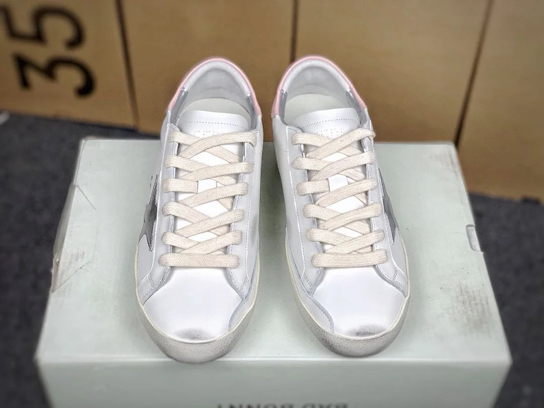 Golden Goose Super-Star “White Silver”