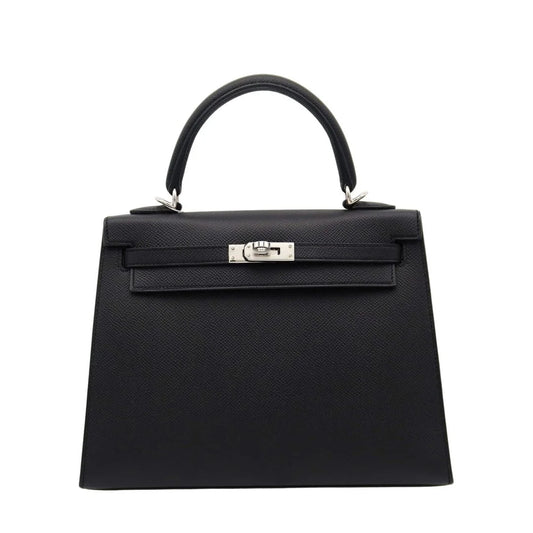 Hermes Kelly Mini II Silver Buckle