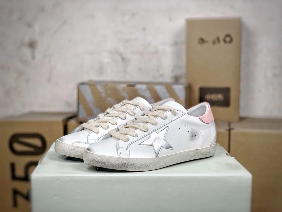 Golden Goose Super-Star “White Silver”