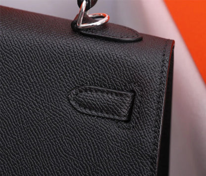 Hermes Kelly Mini II Silver Buckle