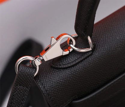 Hermes Kelly Mini II Silver Buckle