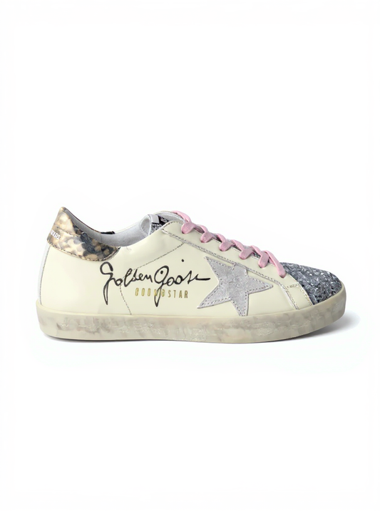 Golden Goose White-Pink Laces