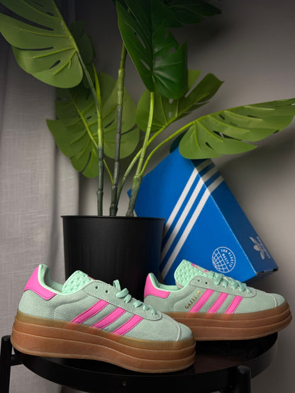 Adidas Gazelle “Green Pink”