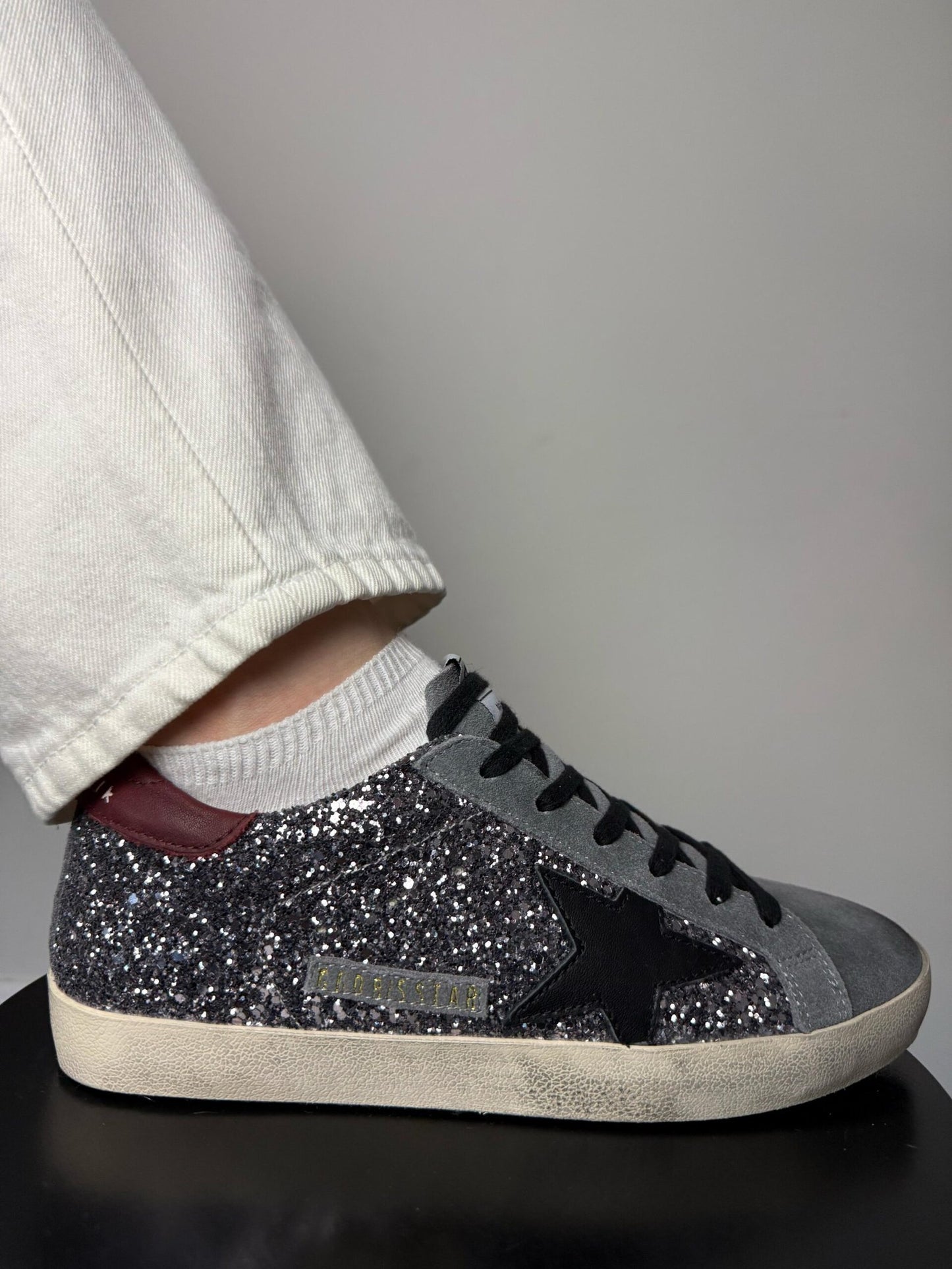 Golden Goose Ball Star Grey & Silver
