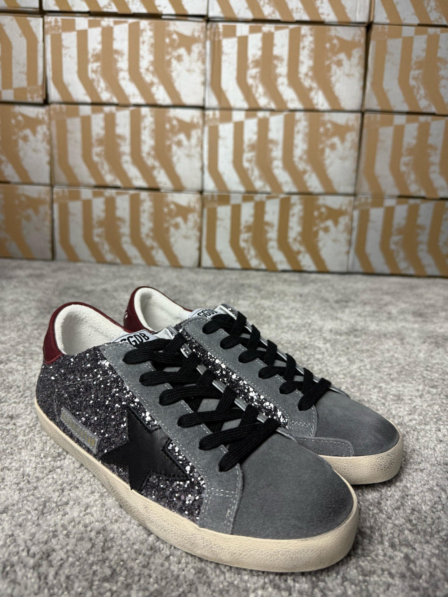 Golden Goose Ball Star Grey & Silver