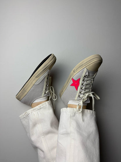 Golden Goose Grey / Pink Star