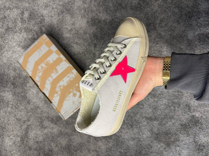 Golden Goose Grey / Pink Star