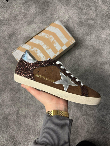 Golden Goose Brown Shiny