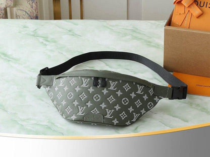 Louis Vuitton green white Bumbag