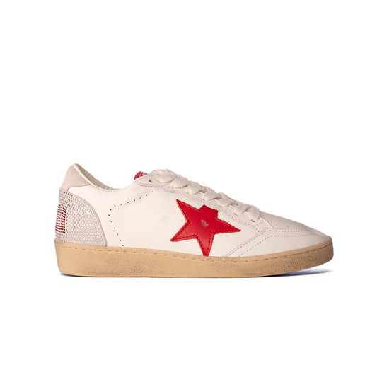 Golden Goose Ball Star “Valentines Day” Red Star / Swarovski lettering