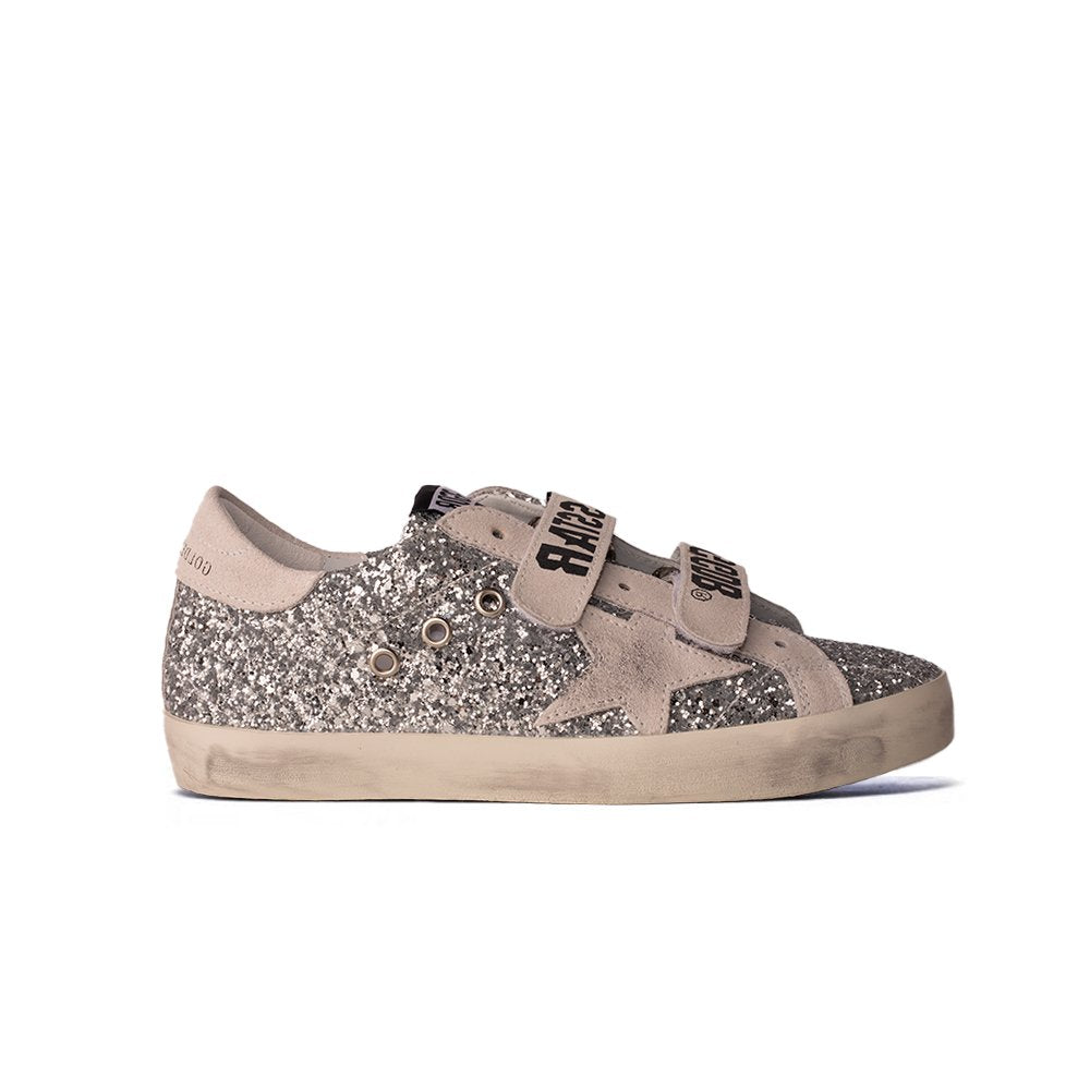 Golden Goose “White-Grey Shiny”