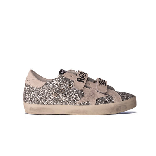 Golden Goose “White-Grey Shiny”