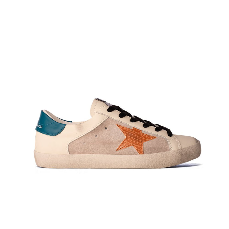 Golden Goose Super Star lizard Leather star