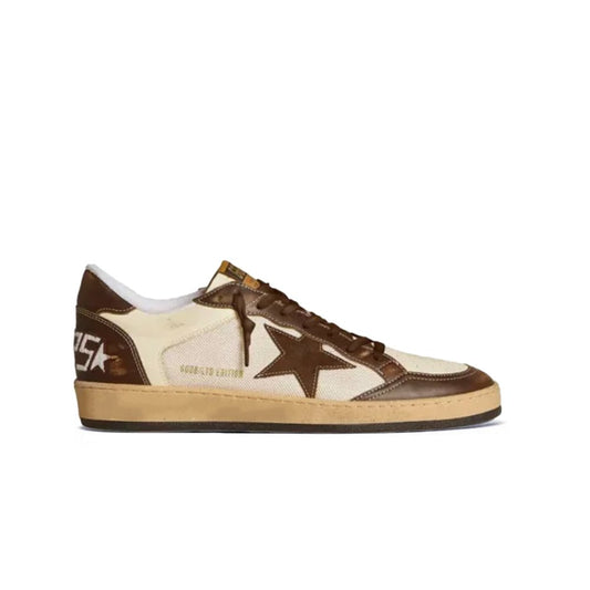 Golden Goose Ball Star White / Brown star leather