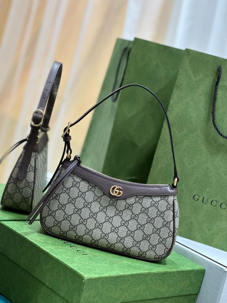 Torba Gucci Shoulder Small “Light Brown”
