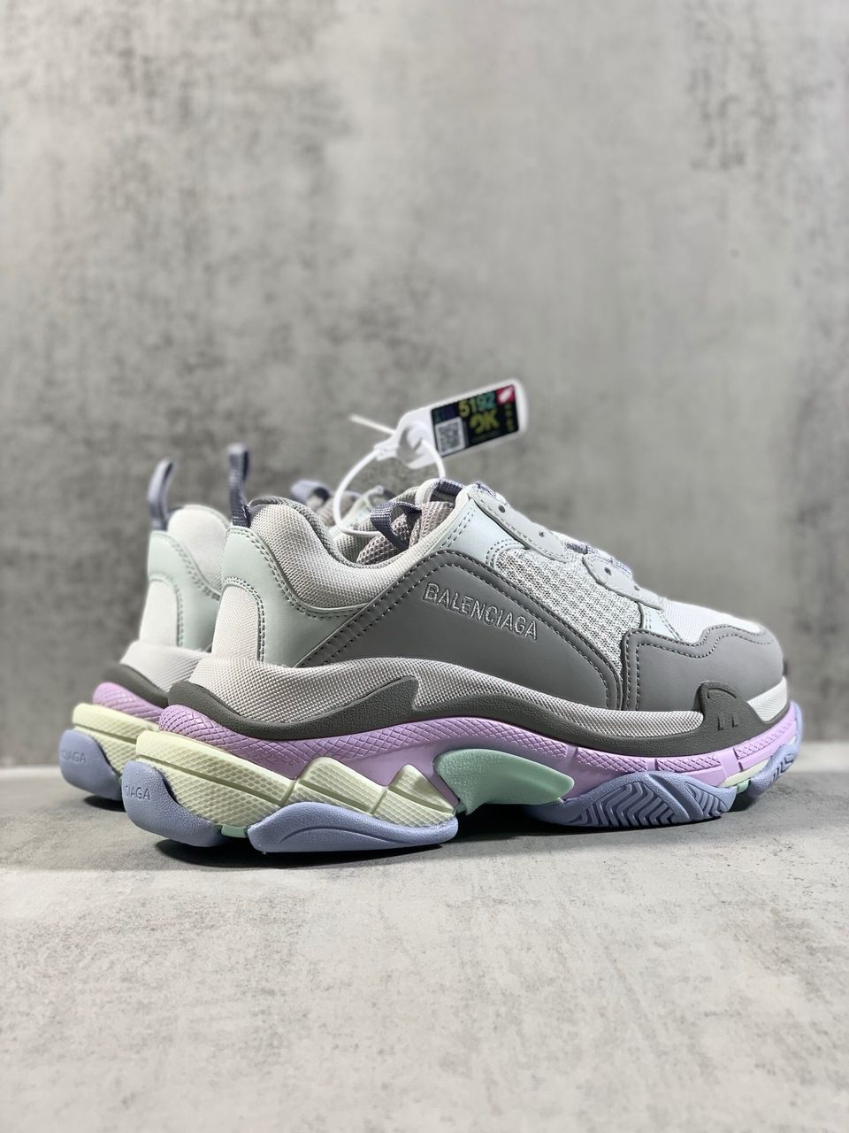 Balenciaga “Grey – Pink, Green, Yellow, Blue”
