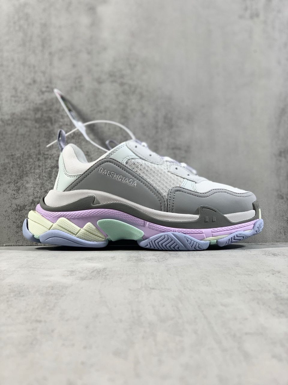 Balenciaga “Grey – Pink, Green, Yellow, Blue”
