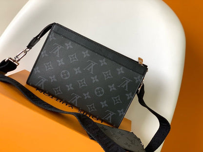 Louis Vuitton Gaston Wearable Wallet Monogram Eclipse Reverse