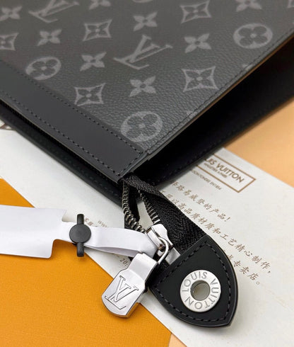 Louis Vuitton black cartoon logo bag