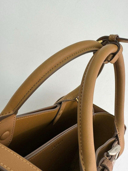 PRADA buckle medium bag – smeđa
