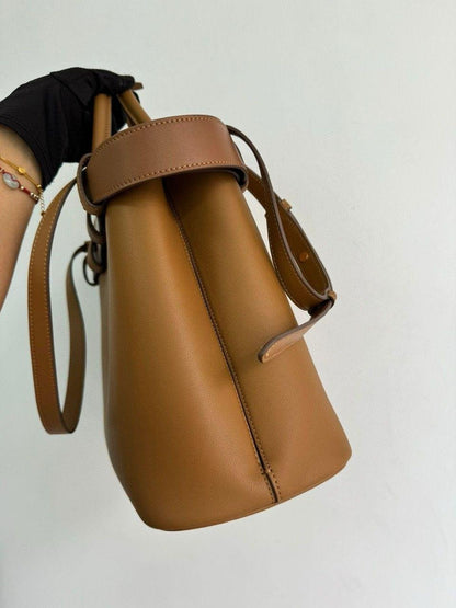 PRADA buckle medium bag – smeđa