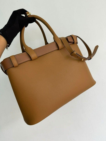 PRADA buckle medium bag – smeđa