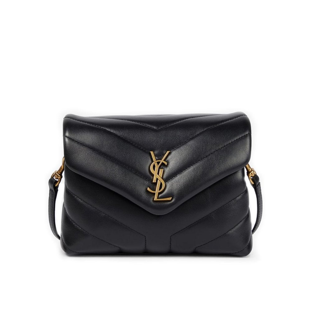 YSL Saint Laurent LouLou Puffer Black large