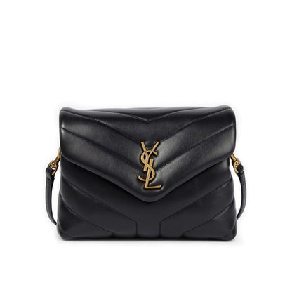 YSL Saint Laurent LouLou Puffer Black large