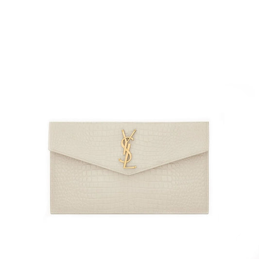 YSL Saint Laurent Uptown Croc bijela